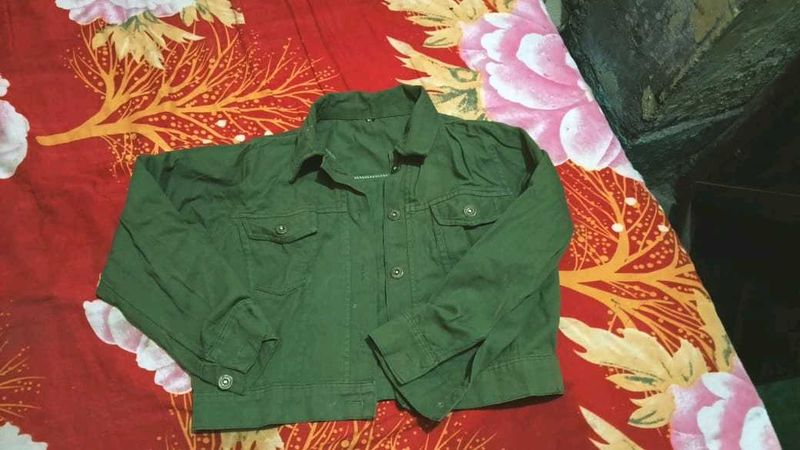 Beautiful Totally New Crop Dark Color Jacket