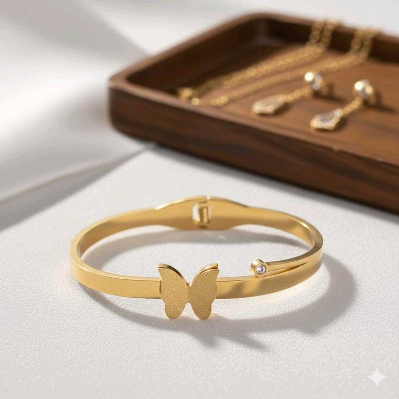 Butterfly Bangle Bracelet