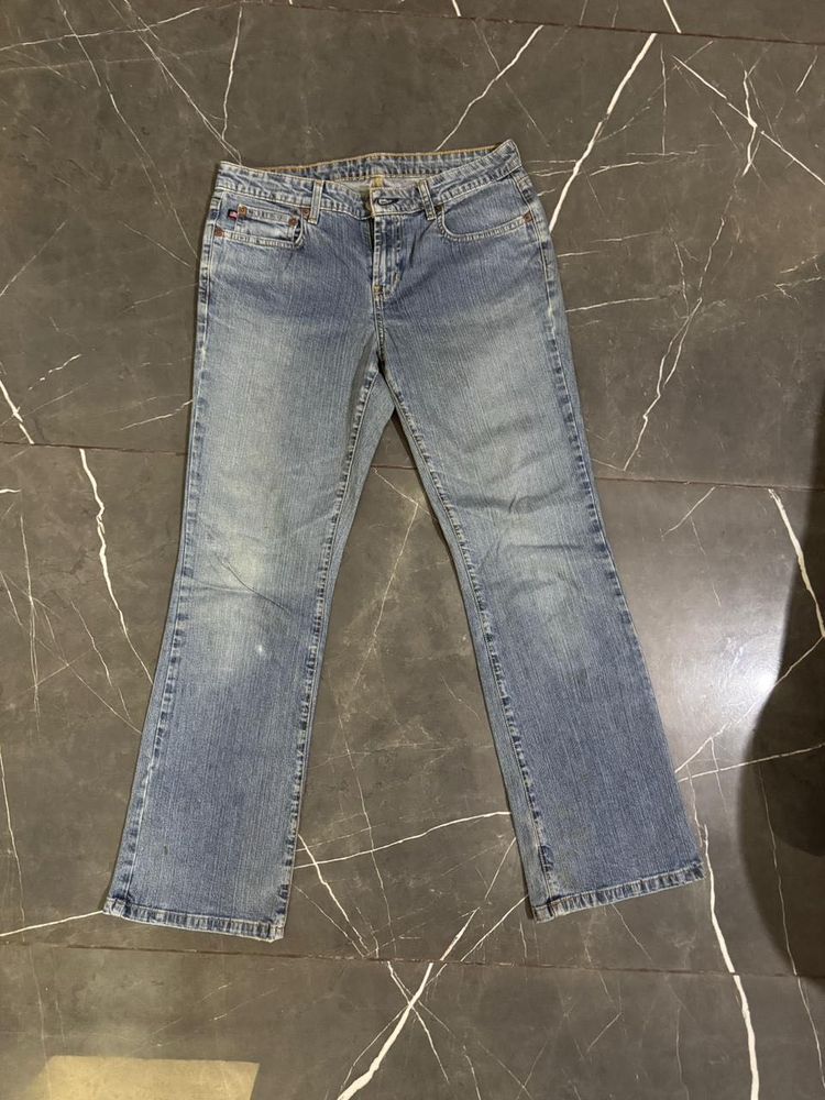 thrifted Bootcut Denim Jeans