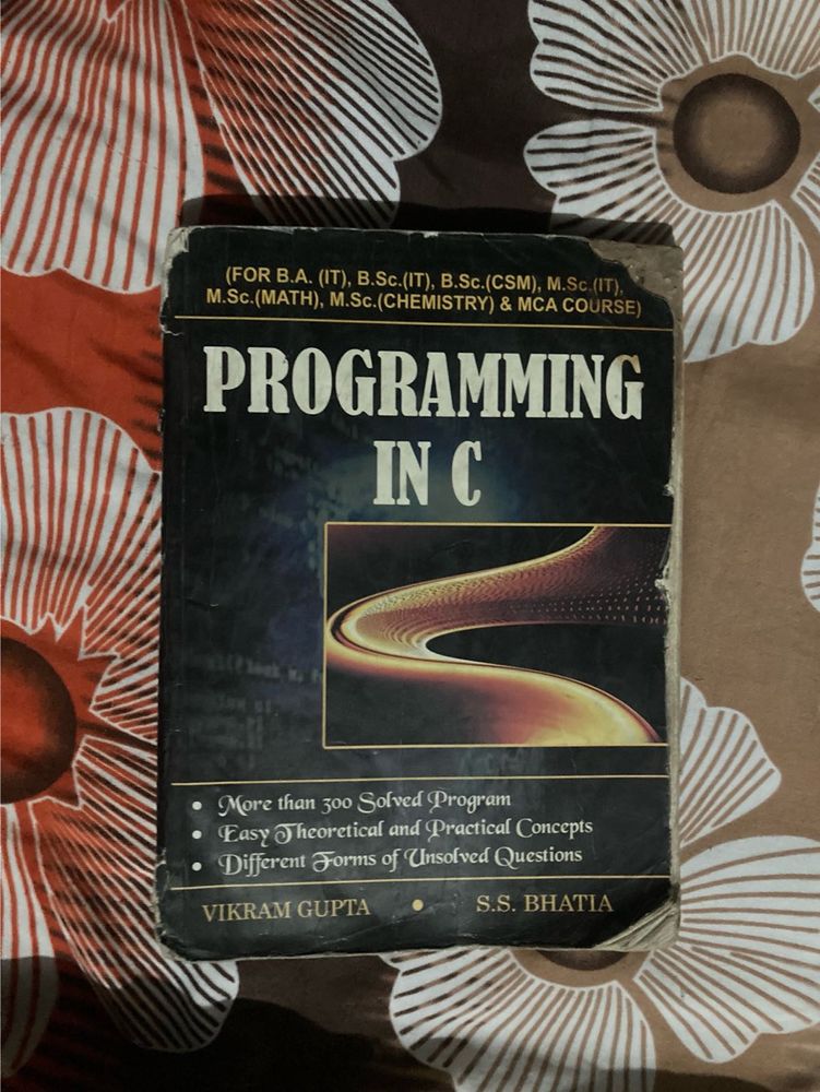 Programming in C Book