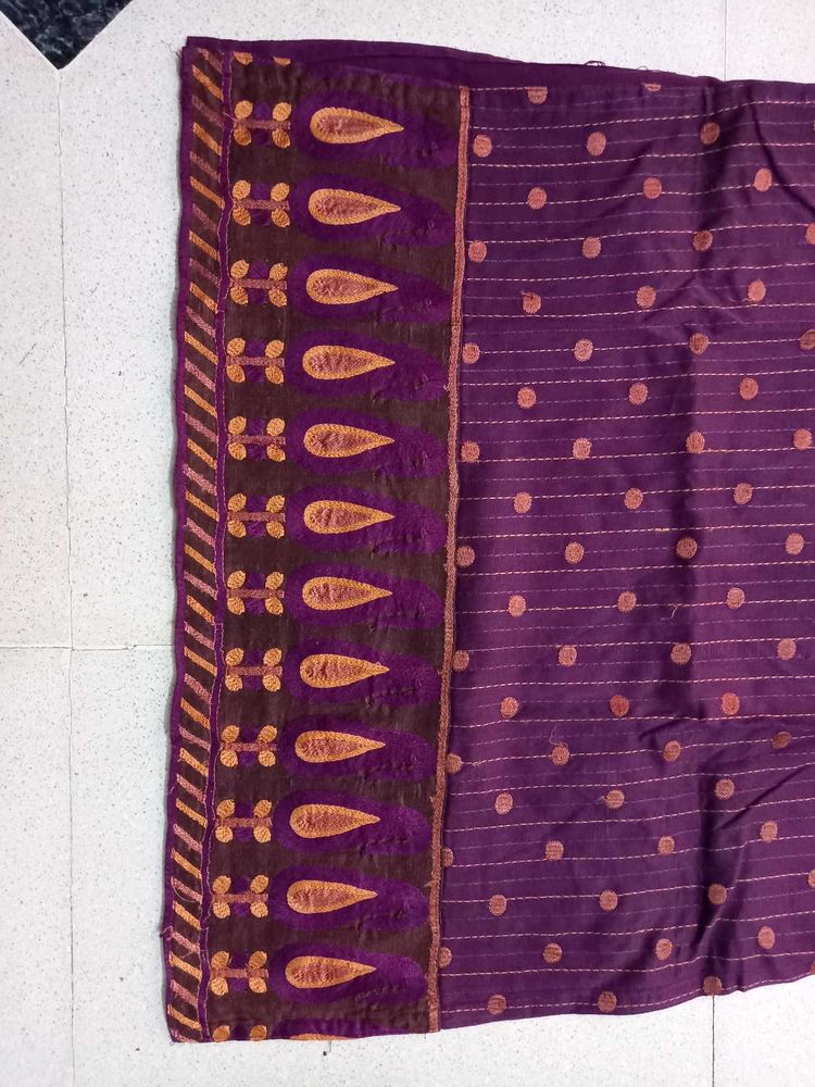 Embroidered Purple Kurta
