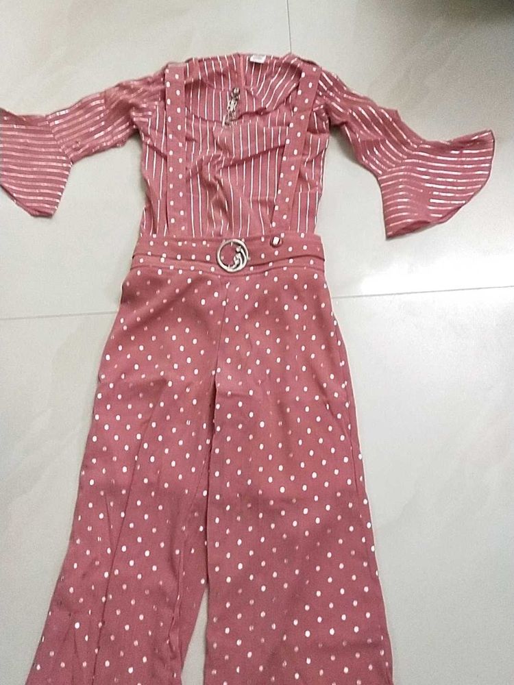 Peach Colour Partywear Dress