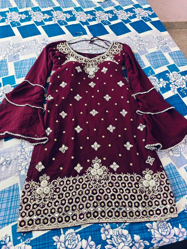 Kurta And Sharara Set
