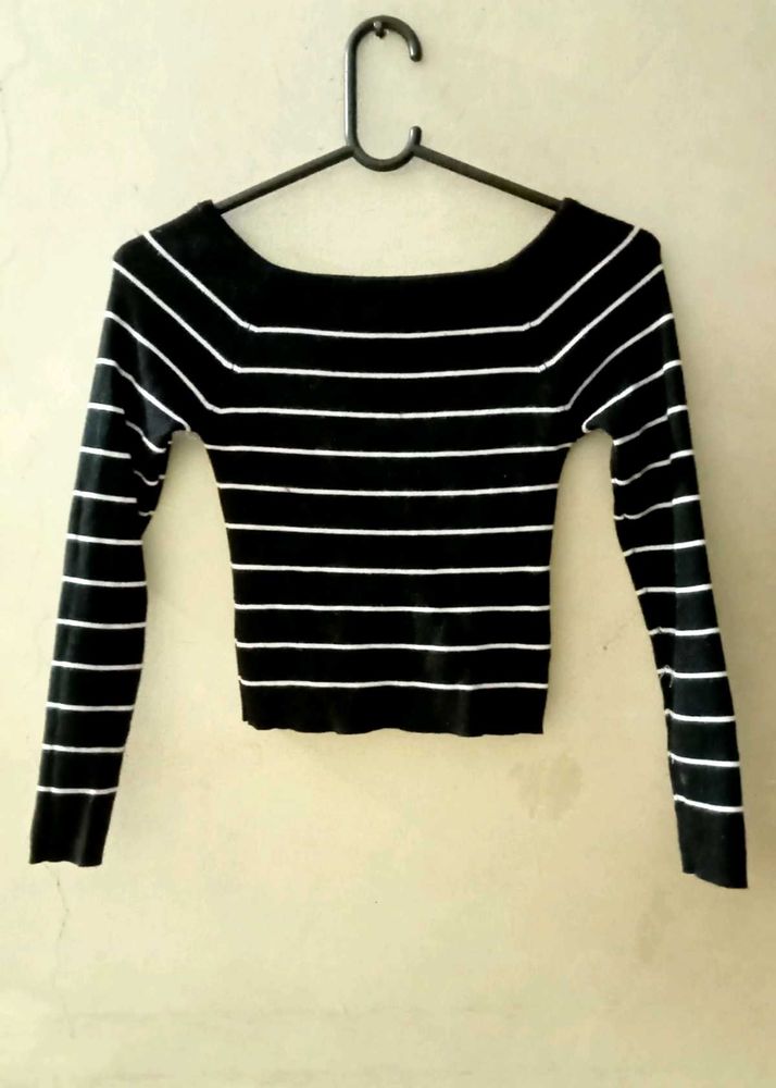 Striped Long Sleeve Top