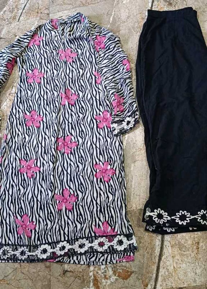 Floral Print Kurta Set