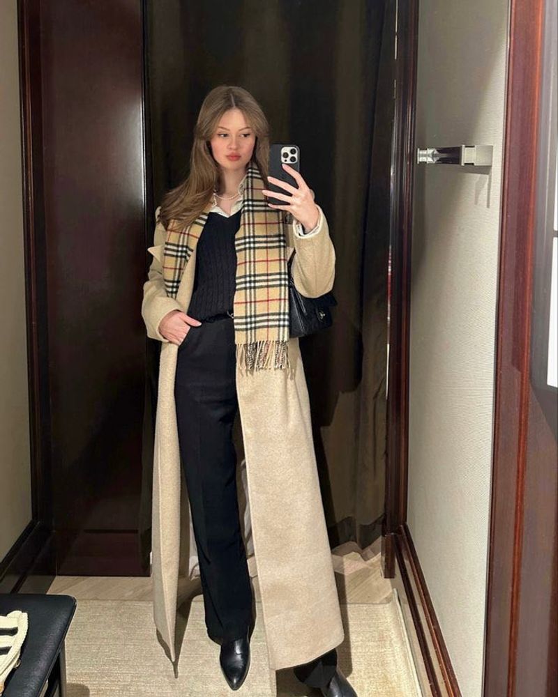 Burberry checked Scarf