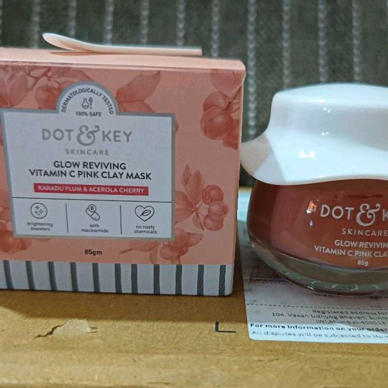 Dot &amp; Key Glow Reviving Vitamin C Pink Clay Mask |