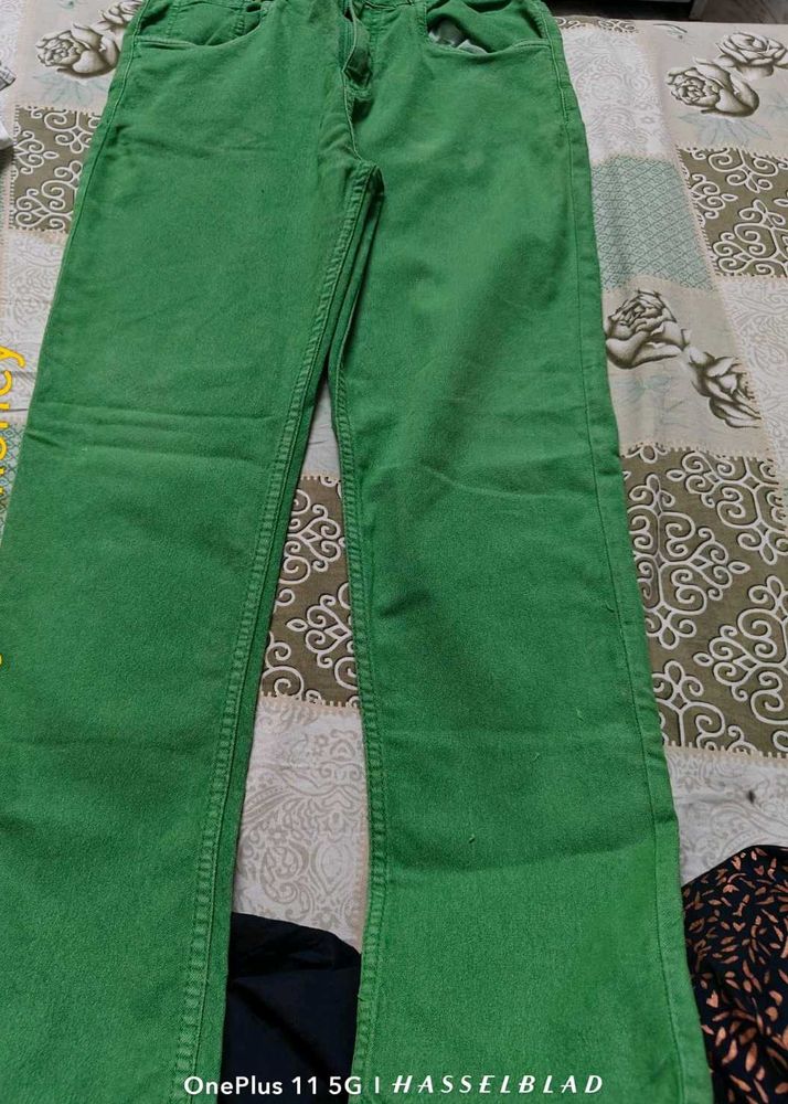 Green Trouser For Boy Jam And Honey