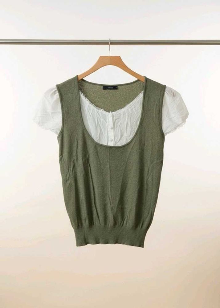 Olive Green Top