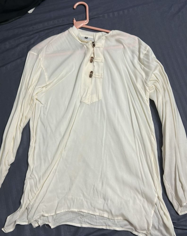 typical solid bohemian kurta