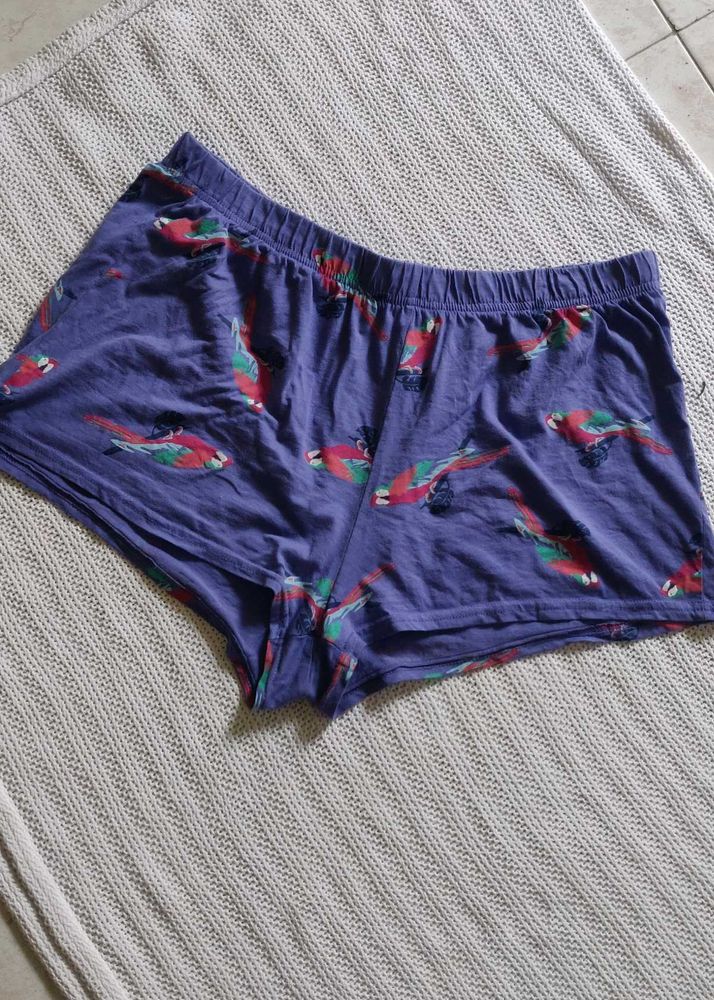 Parrot Print Lounge Shorts