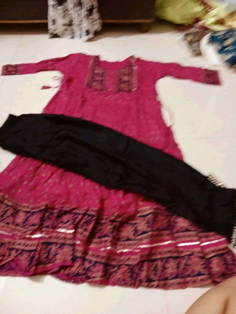 Pink Anarkali