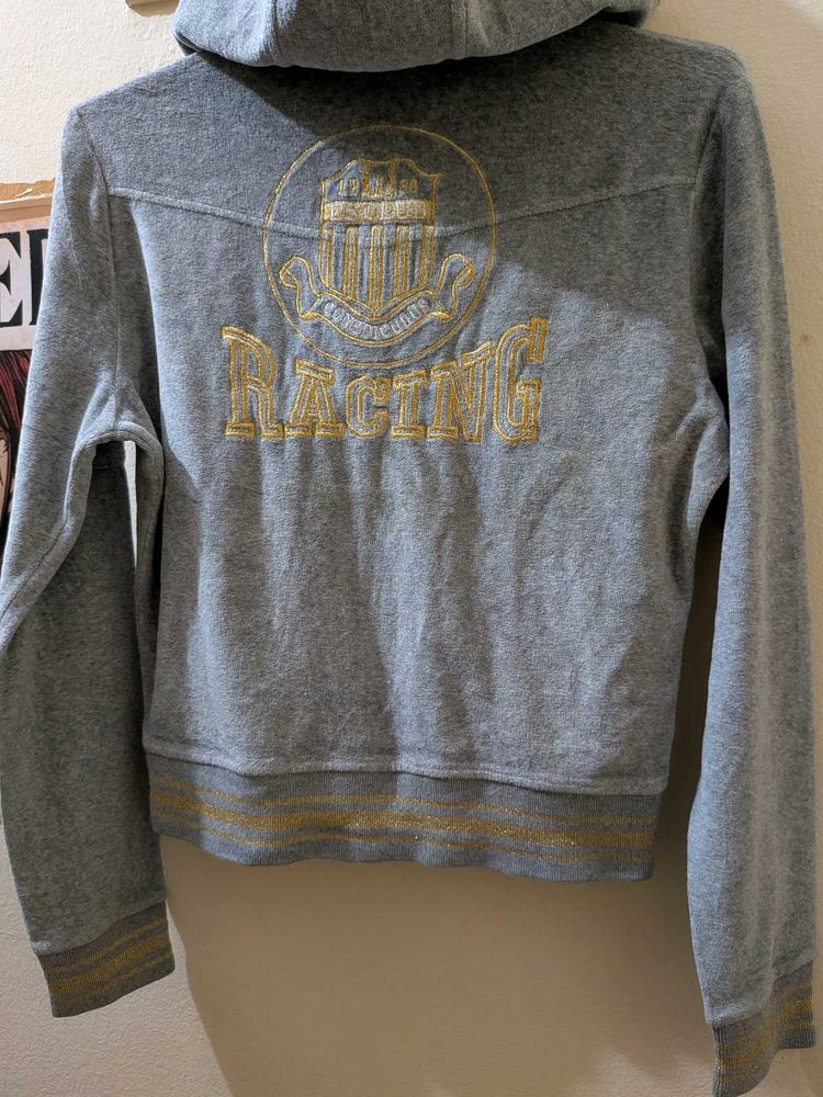 ES club velvet hoodie