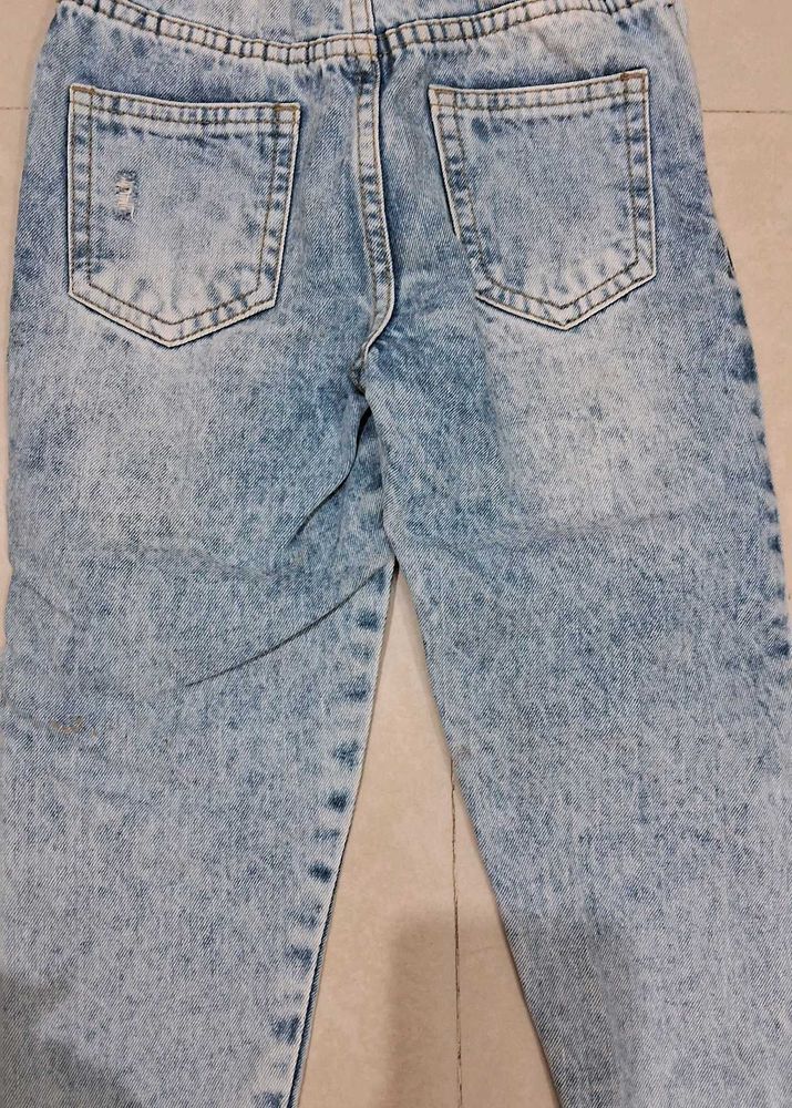 Acid Wash Denim Jeans