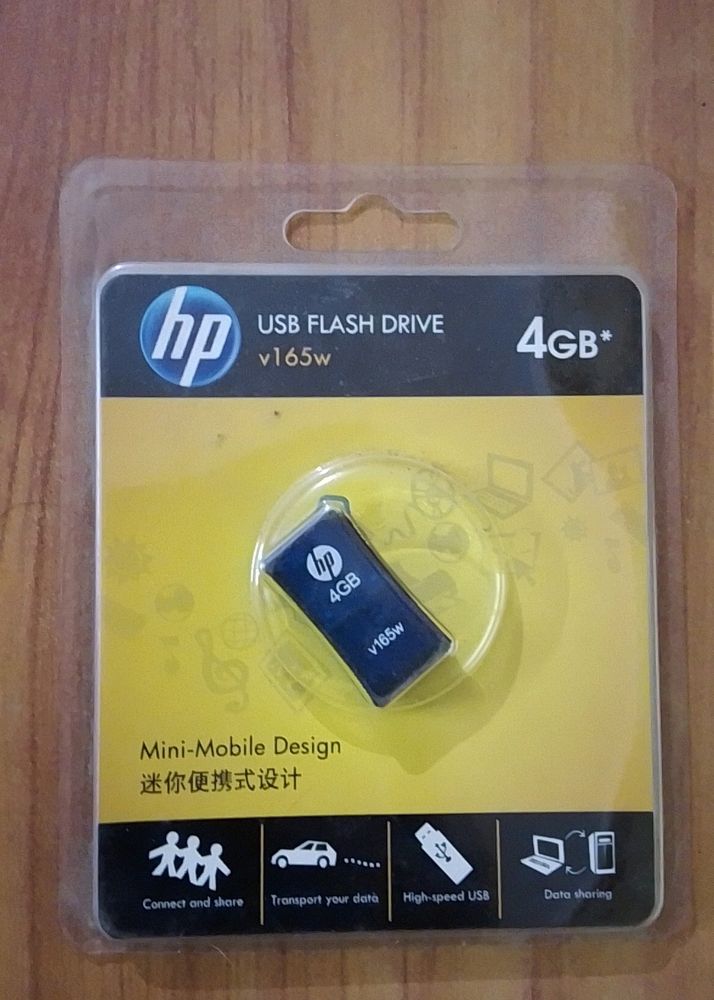 Brand New HP 4 GB Pendrive