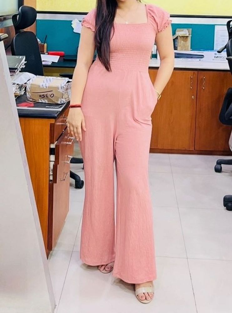 Stylish Pink Jumpsuit