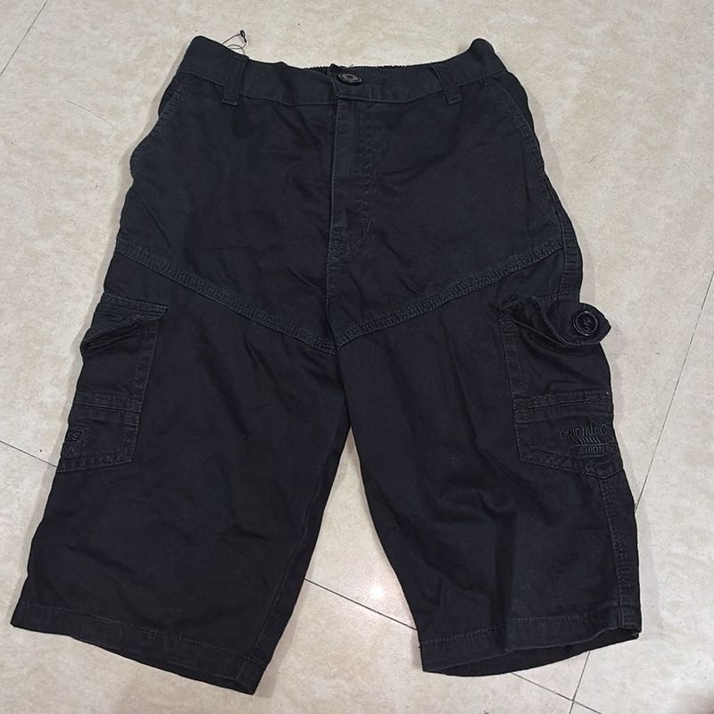 Black Cargo Shorts