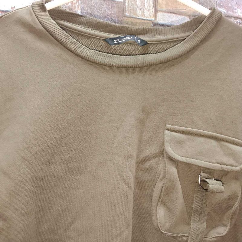 Sweatshirt with Pocket Detail