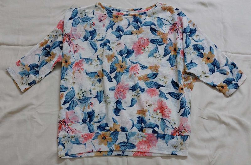 AND Floral Print Top