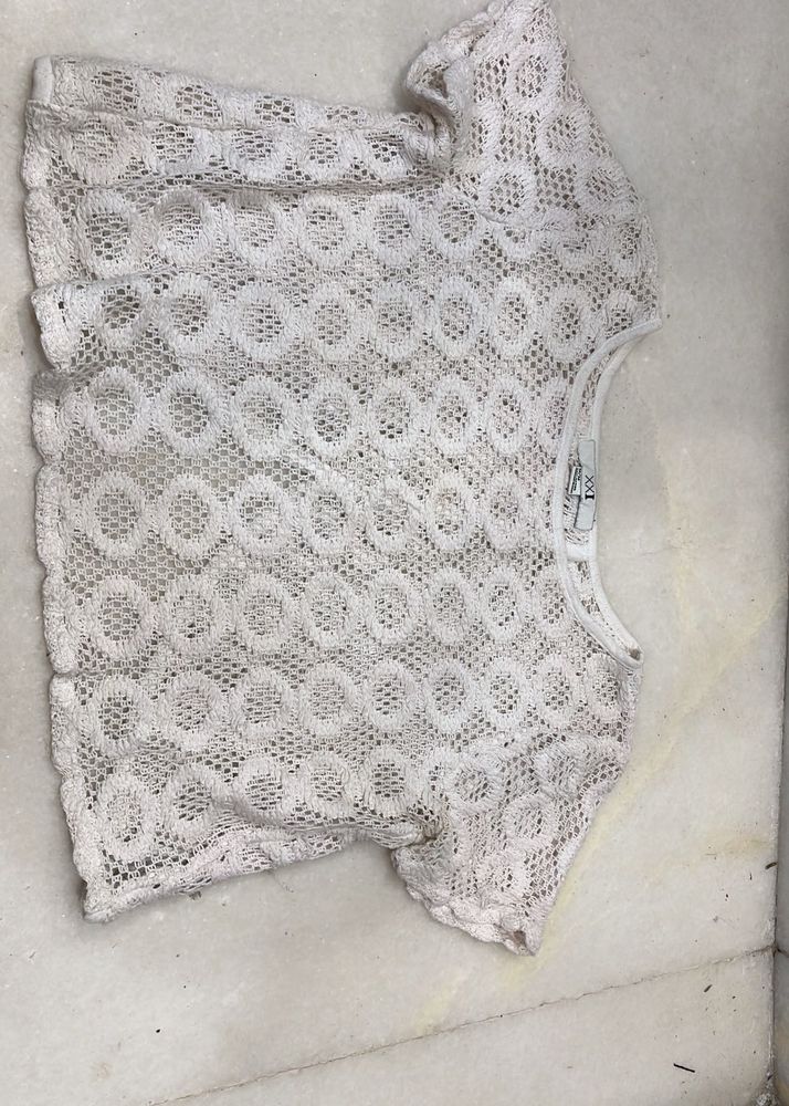 Crochet Knit Top