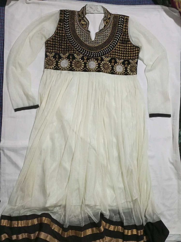 Anarkali With Embroidery Works