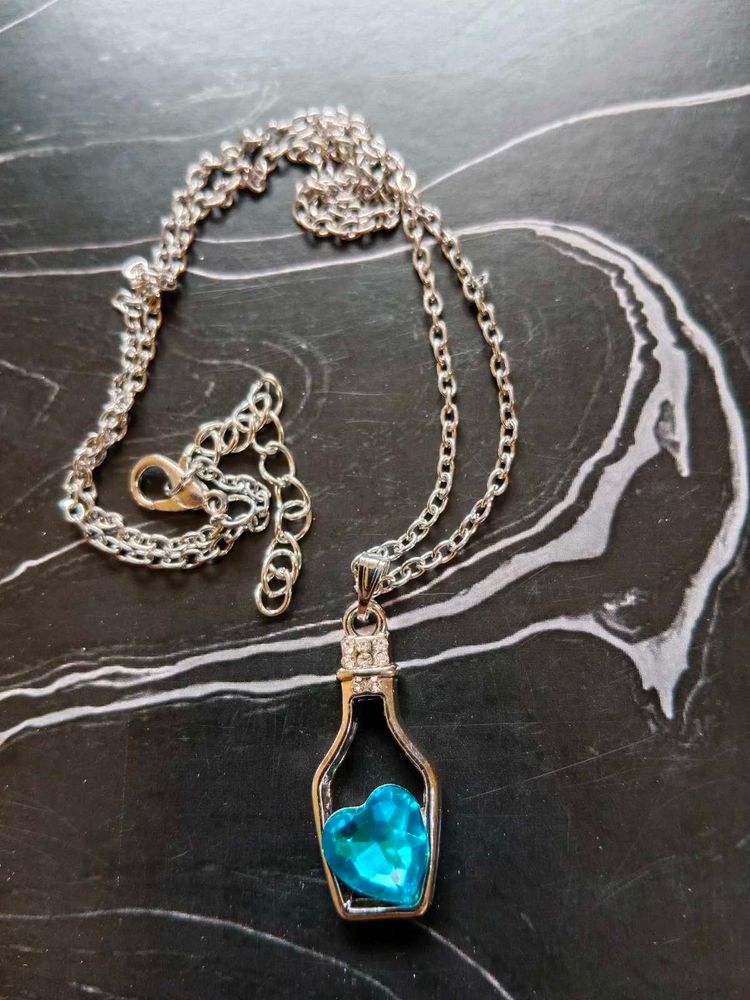 Blue heart Pendant