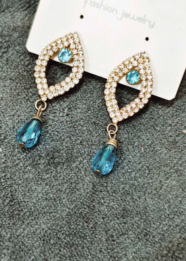 Teardrop Rhinestone Earrings