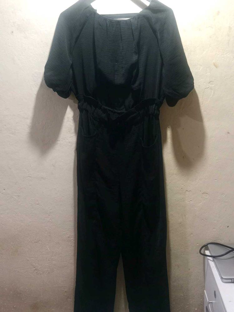 Black Jumpsuit - Relaxed Fit