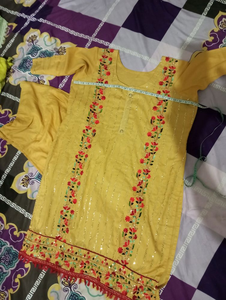 46 इंच का सलवार कुर्ता
