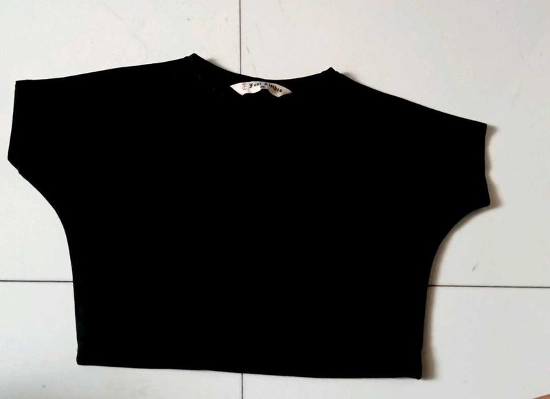 Black Boxy Top
