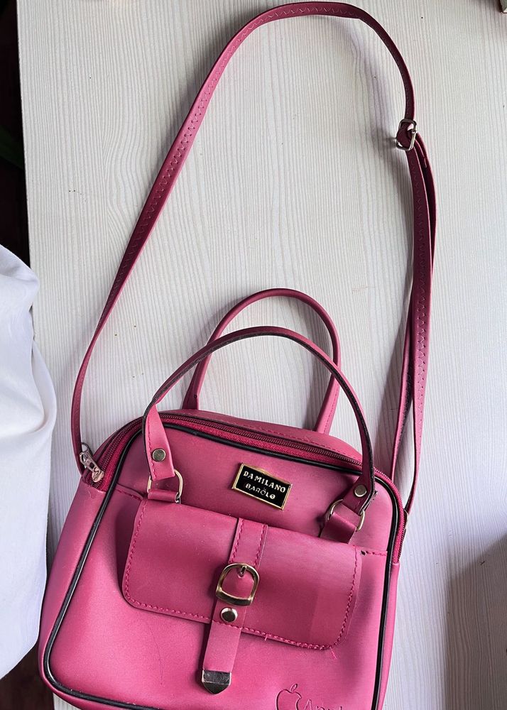 Pink &#39;Da Milano Barolo&#39; Bag