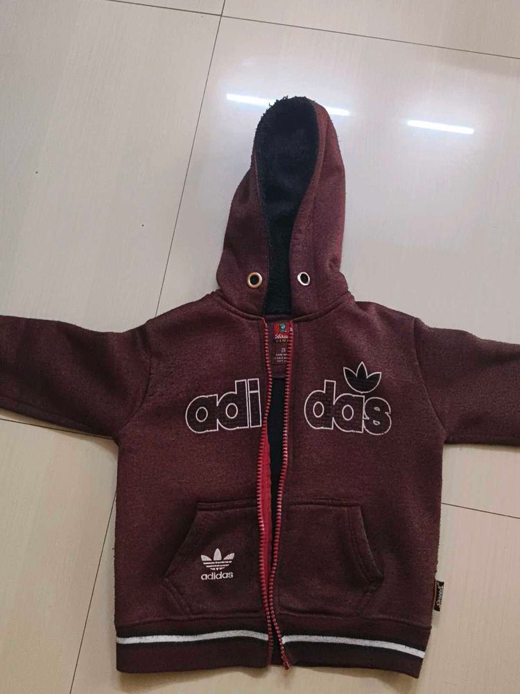 Adidas Kids Zip-Up Hoodie
