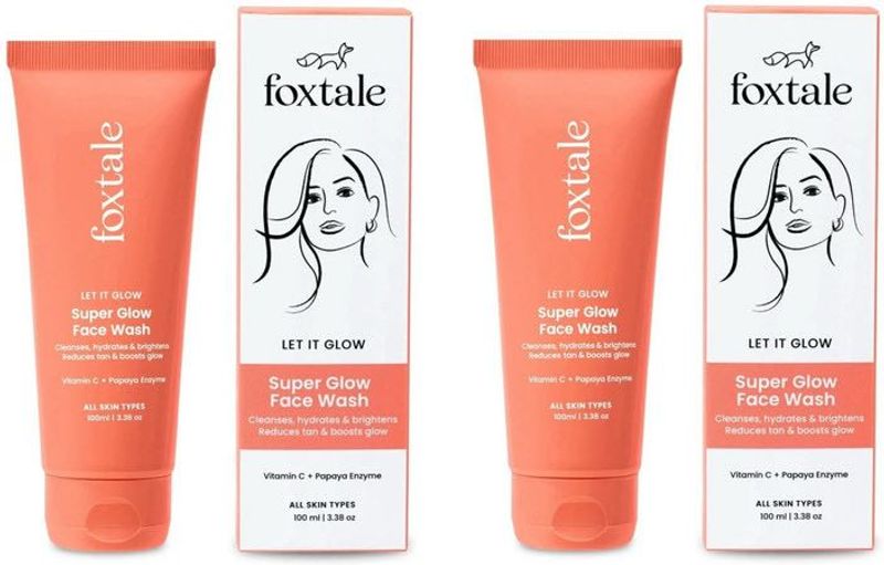 Foxtale Super Glow Face Wash Pack Of 2