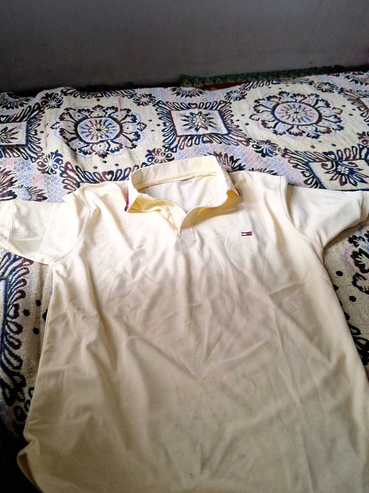 Tommy Hilfiger Polo Shirt - Cream