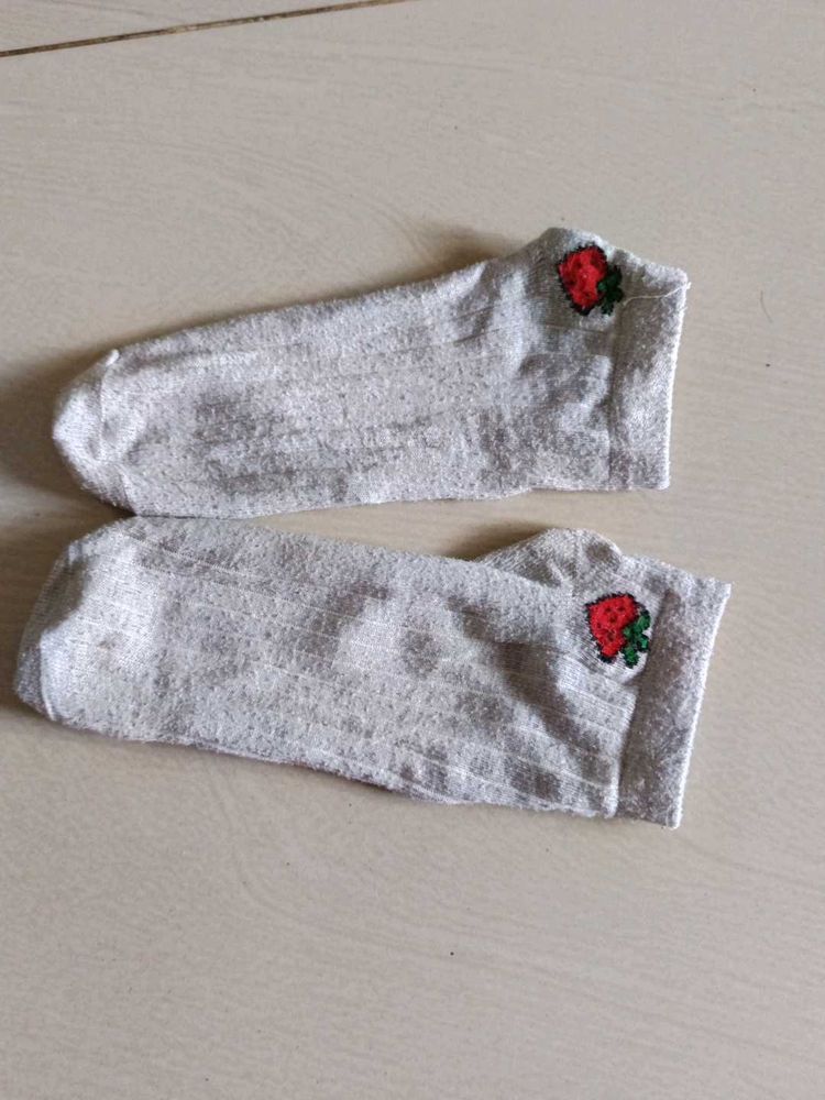 Cute Strawberry Socks