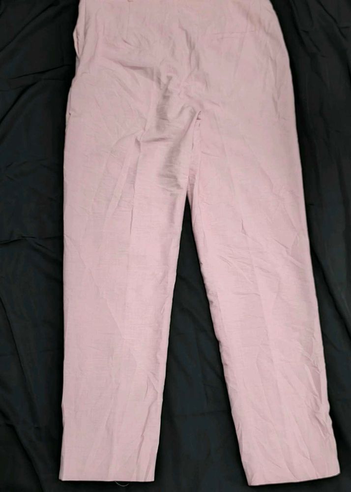 Pink Straight Leg Pants