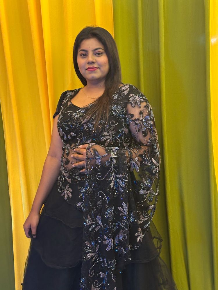 saree with one piece
