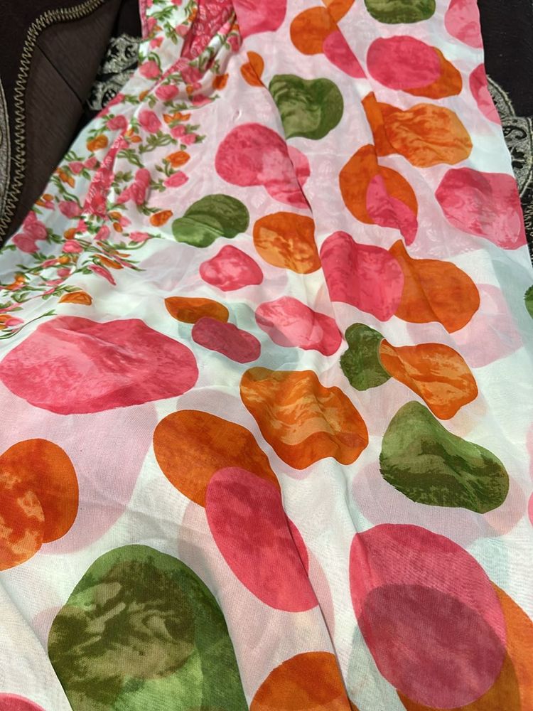 Spotted Saree