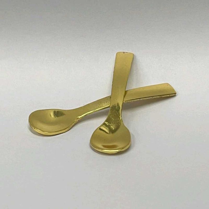 Shilajit Gold Plated Spoon - 63mm