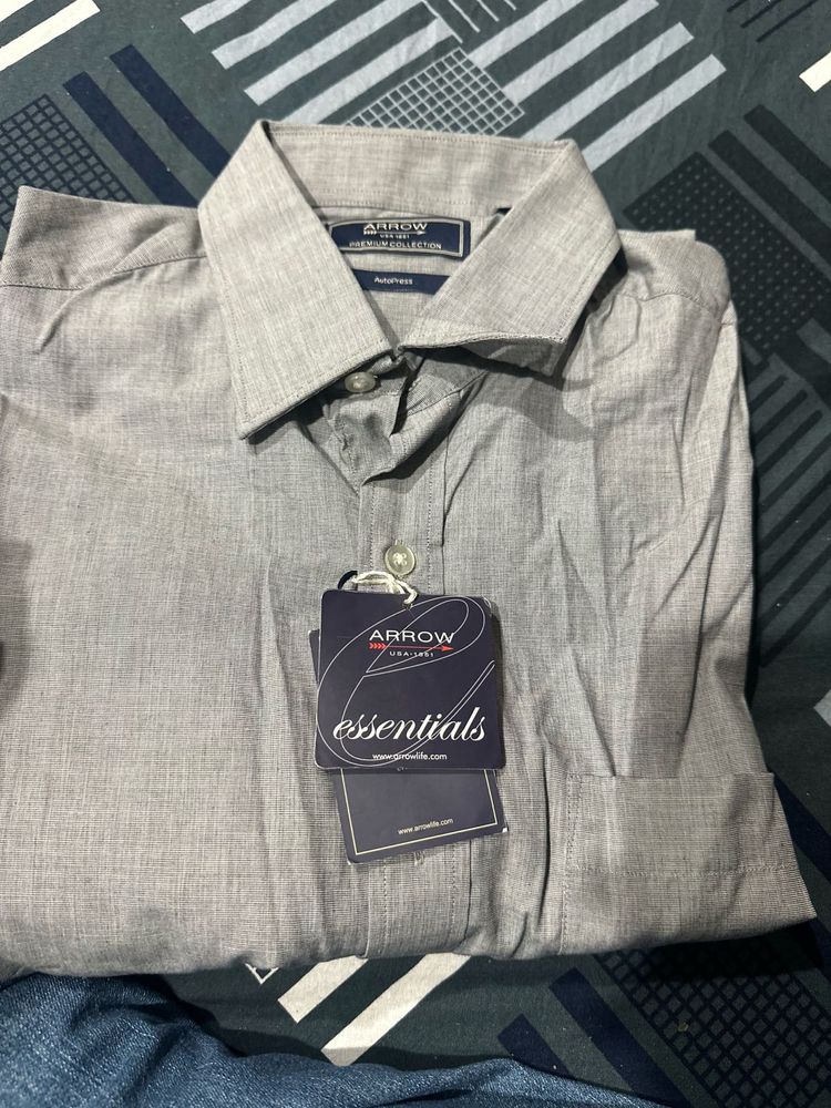 Arrow Essentials Gray Shirt Brand new