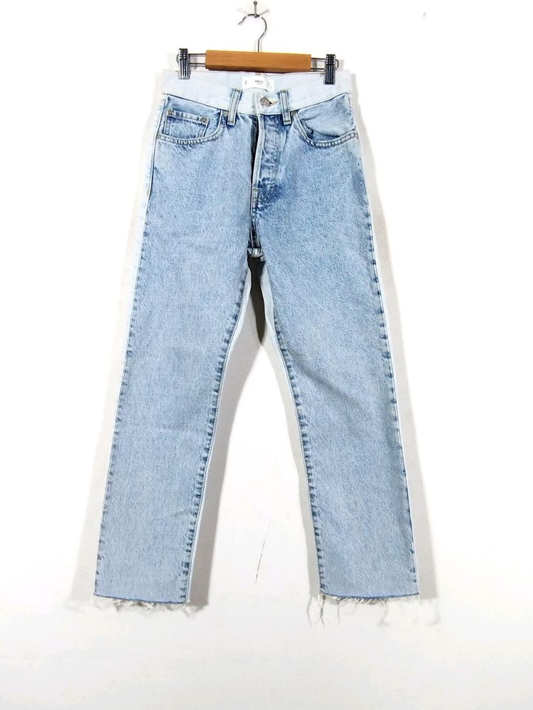MC.CB.39 MNG Mid Rise 2 Tone Button Fly Jeans