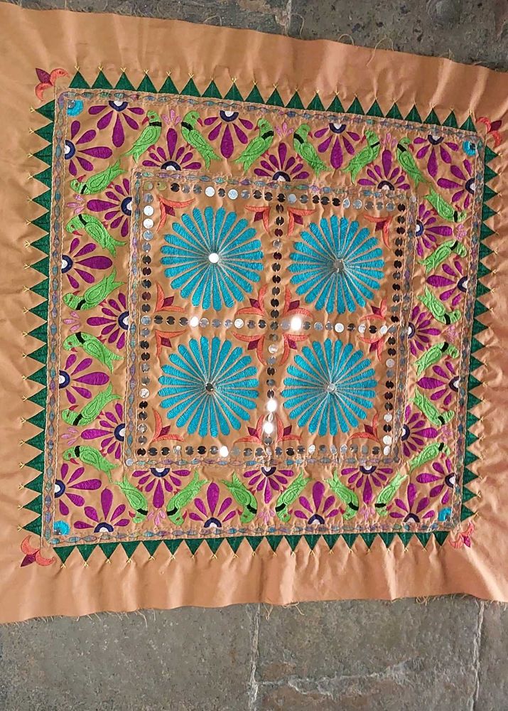 Embroidered Textile Art (Desi Kathiyawadi)
