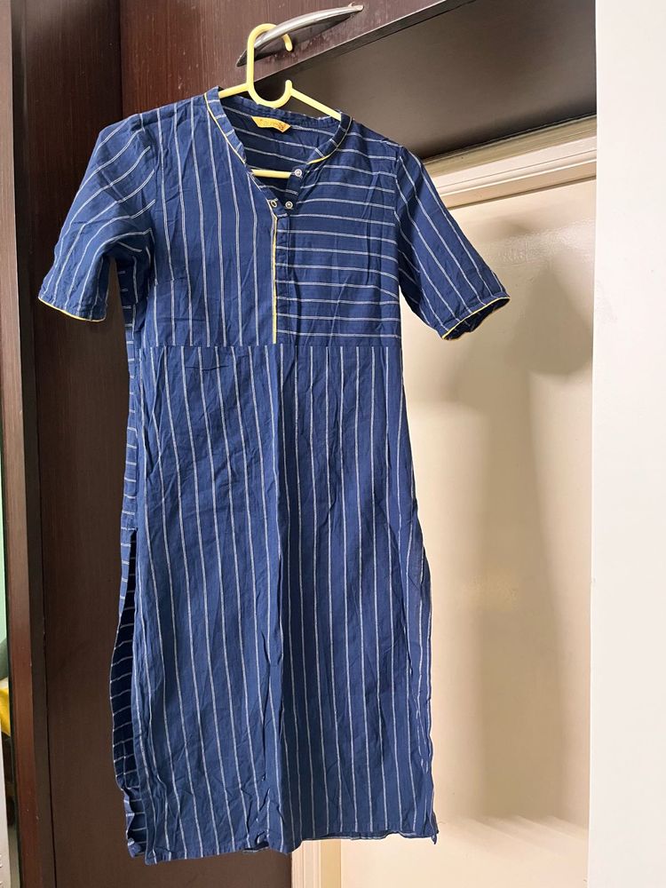 Aurelia Indigo Kurti