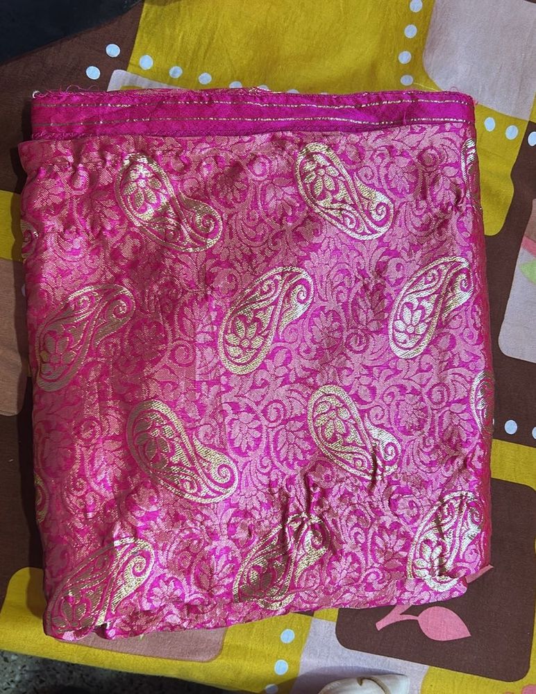Pink Brocade Fabric