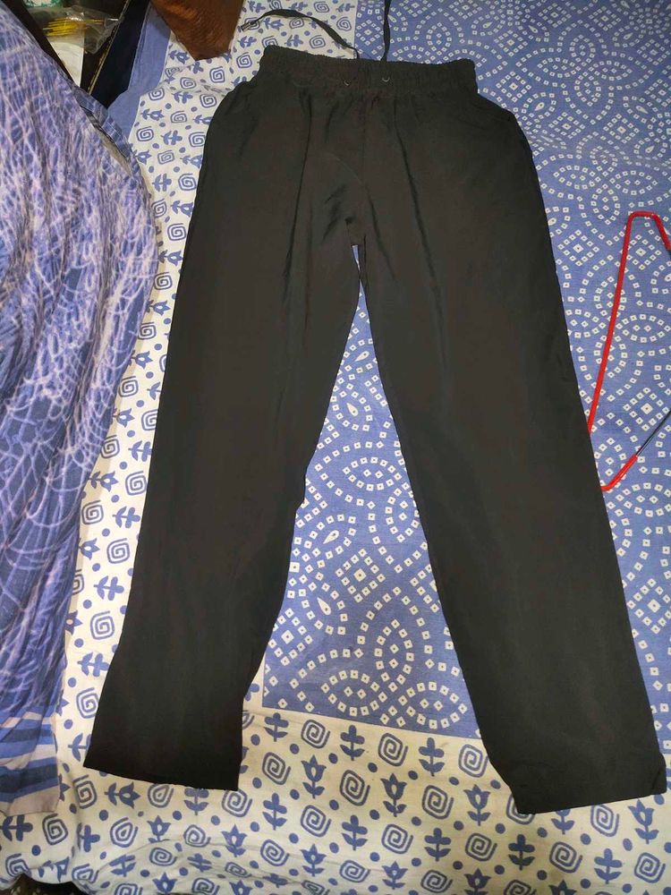 Women Black Lower Pants Active Wear