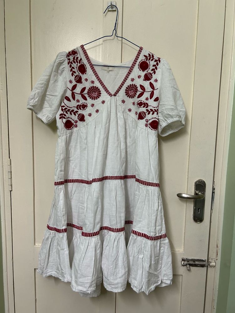 White Cutesy Dress