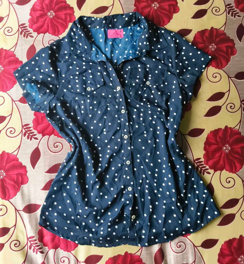 Cute Polka Dot Top