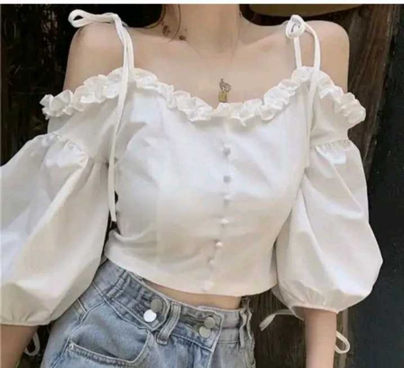 Off-Shoulder Ruffle Top
