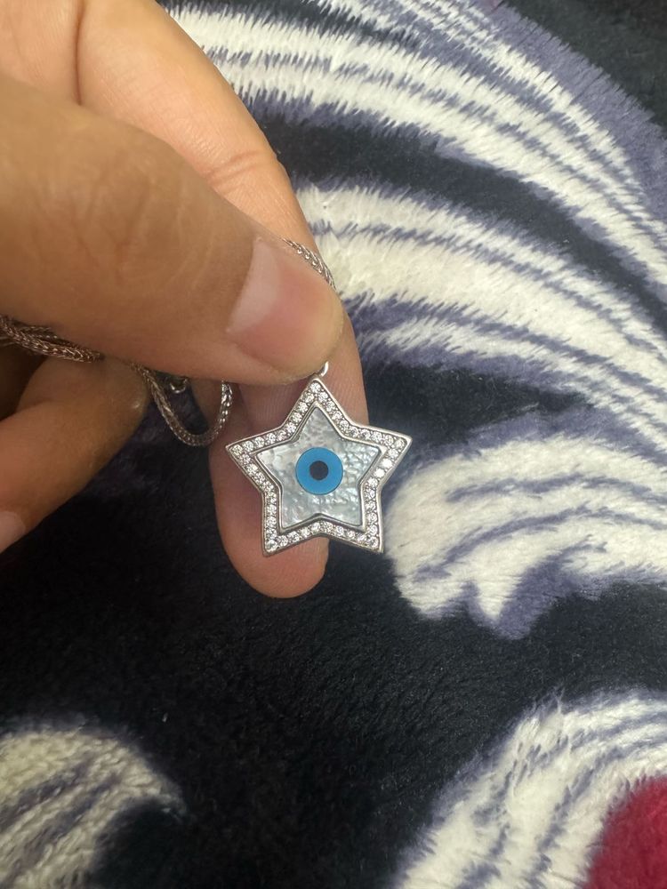 925 Silver Evil Eye Pendant Only