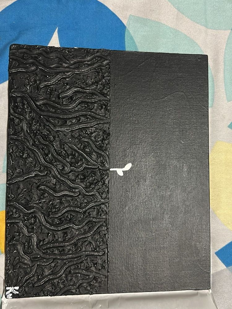 Textured Black Artwork